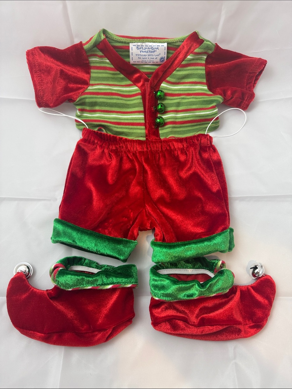 BAB Build-a-Bear Elf Costume for stuffed animal